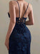 Sxey Spaghetti Strap Sleeveless Mermaid Long Prom Dresses, PG17