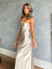 Soft Sweetheart Sleeveless Mermaid Satin Long Prom Dresses For Party, PG954