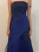 Modest Sweetheart Sleeveless Mermaid Long Prom Dresses With Trailing, PG18