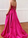 Vintage Sweetheart Sleeveless A-line Long Prom Dresses With Side Split, PG16