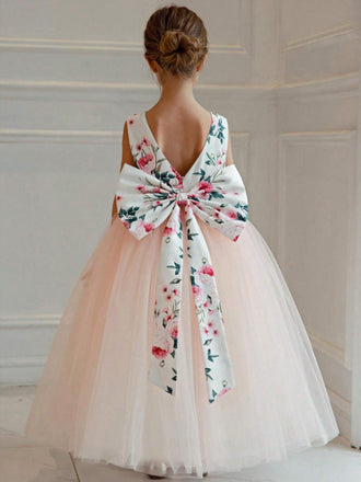 Gorgeous Jewel Sleeveless A-line Flower Girl Dresses For Wedding Party, PGF02