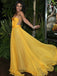 Soft Sweetheart Sleeveless A-line Satin Long Prom Dresses For Party, PG613