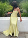 Sexy Spaghetti Strap Mermaid Sleeveless With Trailing Long Prom Dresses For Party, PG95