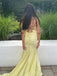 Sexy Spaghetti Strap Mermaid Sleeveless With Trailing Long Prom Dresses For Party, PG95