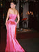 Soft Sweetheart Sleeveless Mermaid Satin Long Prom Dresses For Party, PG521