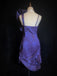 Elegant Spaghetti Strap Sleeveless Short Mermaid Satin Homecoming Dresses For Party, PGH279