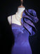 Elegant Spaghetti Strap Sleeveless Short Mermaid Satin Homecoming Dresses For Party, PGH279