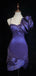 Elegant Spaghetti Strap Sleeveless Short Mermaid Satin Homecoming Dresses For Party, PGH279