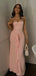 Cute Spaghetti Strap Sleeveless Mermaid Jersey Long Prom Dresses For Party, PG557