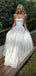 Formal Sweetheart Sleeveless A-line Satin Long Prom Dresses For Party, PG411