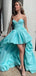 Simple Sweetheart Satin Sleeveless A-line Long Prom Dresses With Trailing For Party, PG211