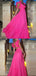 Formal V-neck Sleeveless A-line Satin Long Prom Dresses For Party, PG633