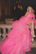 Elegant Sweetheart Sleeveless A-line Tulle Long Prom Dresses For Party, PG573