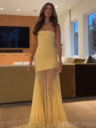 Sexy Sweetheart Sleeveless Mermaid Satin Long Prom Dresses For Party, PG809