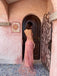 Elegant Spaghetti Strap Sleeveless Mermaid Tulle Long Prom Dresses For Party, PG385