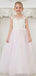 Gorgeous Jewel Sleeveless A-line Flower Girl Dresses For Wedding Party, PGF03