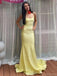 Sexy Spaghetti Strap Mermaid Sleeveless With Trailing Long Prom Dresses For Party, PG95