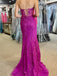 Sexy Sweetheart Mermaid Sleeveless With Front Slit Long Prom Dresses For Party, PG92