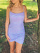 Sexy Spaghetti Strap Sleeveless Sequin Mermaid Homecoming Dresses For Party, PGH340