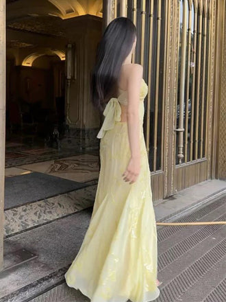 Cute Spaghetti Strap Sleeveless Mermaid Lace Long Prom Dresses For Party, PG646