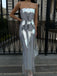 Sparkly Spaghetti Strap Sleeveless Mermaid Sequin Long Prom Dresses For Party, PG642