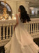 Gorgeous Square Sleeveless A-line Satin Long Prom Dresses For Party, PG392