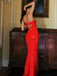 Sexy Sweetheart Mermaid Sleeveless With Front Slit Long Prom Dresses For Party, PG132