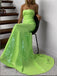 Soft Sweetheart Sleeveless Mermaid Satin Long Prom Dresses For Party, PG700