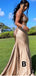 Mismatched Sleeveless Mermaid Satin Bridesmaid Dresses For Wedding Party, PGB124