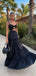 Simple Spaghetti Strap Sleeveless A-line Satin Long Prom Dresses For Party, PG432