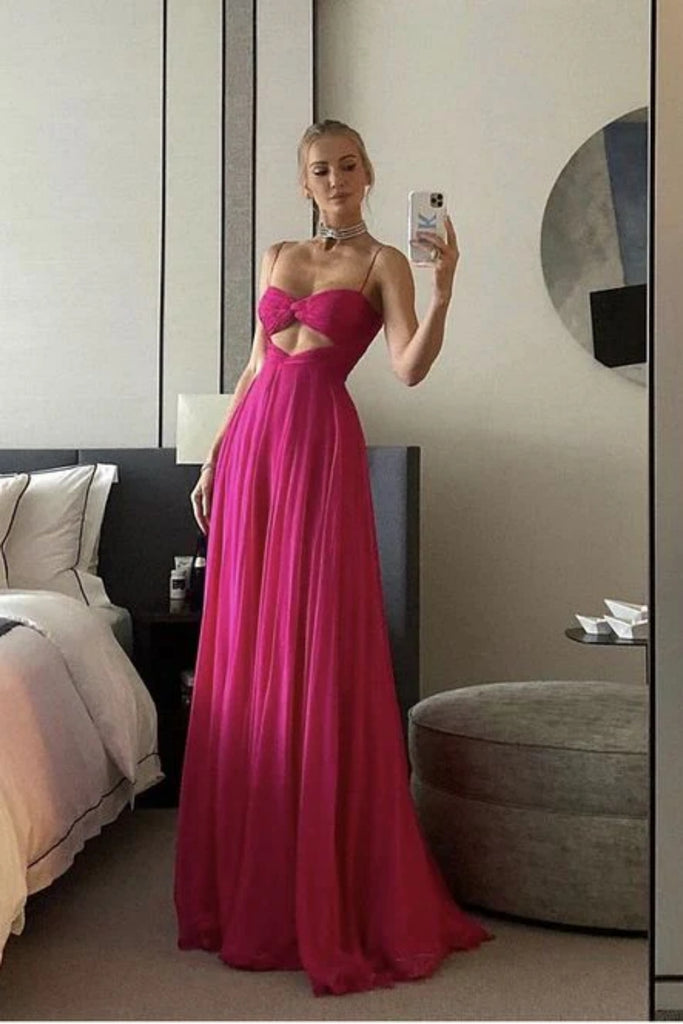 Formal Sweetheart Sleeveless A-line Satin Long Prom Dresses For Party, PG690