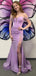 Sexy Off-shoulder Sleeveless Mermaid Long Prom Dresses With Trailing For Party, PG180