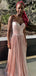 Shiny Sweetheart Sleeveless A-line Satin Long Prom Dresses For Party, PG236