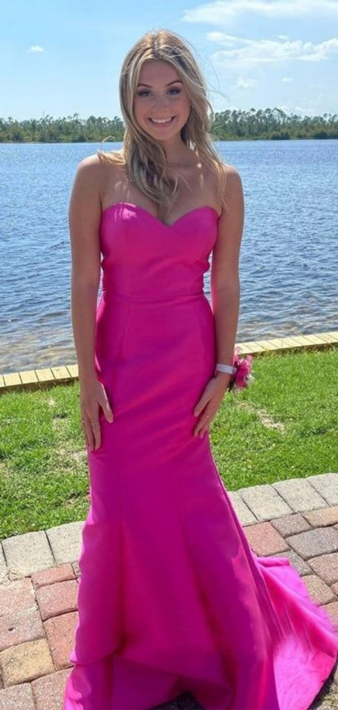 Sexy Sweetheart Sleeveless Mermaid Long Prom Dresses, PG72