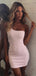 Sexy One-shoulder Sleeveless A-line Jersey Homecoming Dresses For Party, PGH432