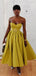 Formal Sweetheart Sleeveless A-line Crepe Long Prom Dresses For Party, PG344