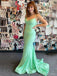 Sexy Spaghetti Strap Mermaid Sleeveless With Trailing Long Prom Dresses For Party, PG136