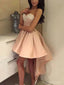 Formal Sweetheart Sleeveless A-line Lace Short Homecoming Dresses For Party, PGH420