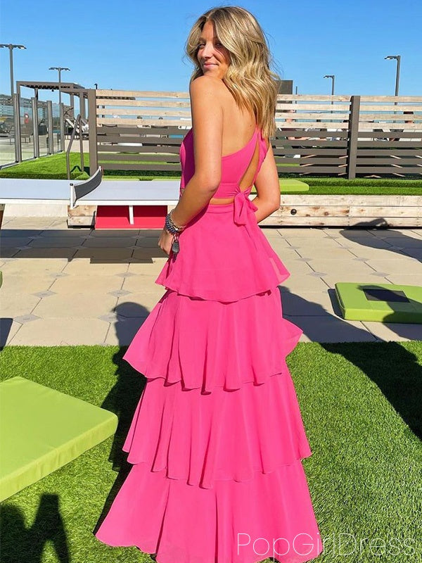 Sexy V-neck Sleeveless A-line Jersey Long Prom Dresses For Party, PG847
