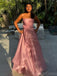 Charming Sweetheart Sleeveless A-line Satin Long Prom Dresses For Party, PG570