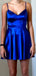 Sexy Spaghetti Strap Sleeveless Short A-line Homecoming Dresses For Party, PGH93