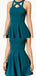 Sexy Halter Sleeveless Short A-line Homecoming Dresses For Party, PGH60