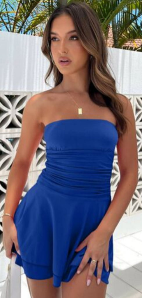 Sexy Sweetheart Sleeveless Short A-line Homecoming Dresses, PGH51