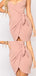 Sexy Spaghetti Strap Sleeveless Pink Short Mermaid Homecoming Dresses, PGH23
