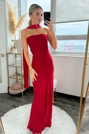 Sexy Sweetheart Sleeveless Mermiad Satin Long Prom Dresses For Party, PG921