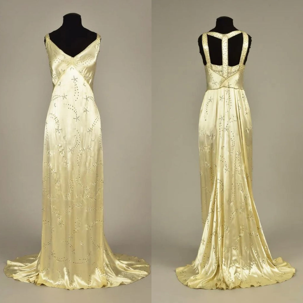 Elegant V-neck Sleeveless Mermaid Satin Long Prom Dresses For Party, PG762