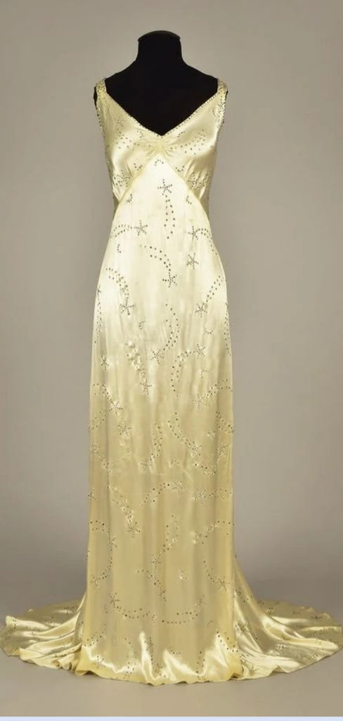 Elegant V-neck Sleeveless Mermaid Satin Long Prom Dresses For Party, PG762
