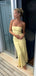 Simple Sweetheart Sleeveless Mermaid Satin Long Prom Dresses For Party, PG878