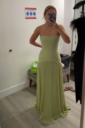 Soft Sweetheart Sleeveless A-line Chiffon Long Prom Dresses For Party, PG889