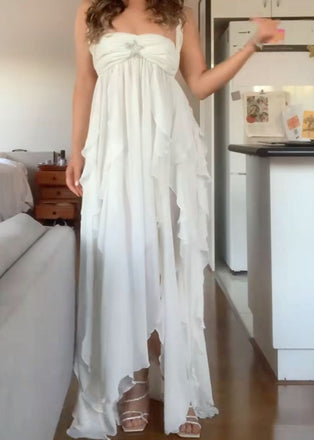 Soft Sweetheart Sleeveless A-line Jersey Long Prom Dresses For Party, PG838